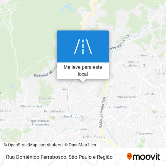 Rua Domênico Ferrabosco mapa