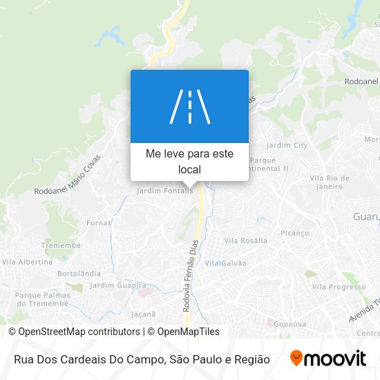 Rua Dos Cardeais Do Campo mapa