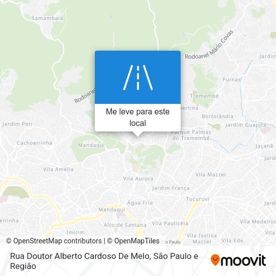 Rua Doutor Alberto Cardoso De Melo mapa