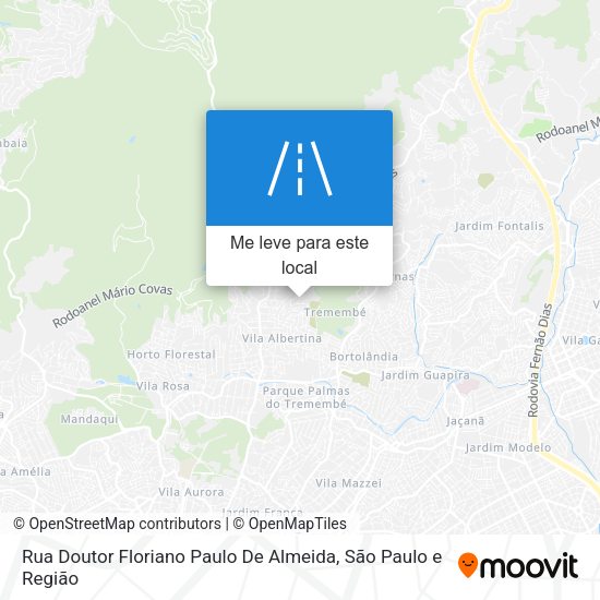 Rua Doutor Floriano Paulo De Almeida mapa