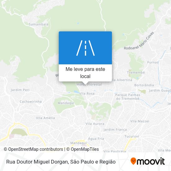 Rua Doutor Miguel Dorgan mapa