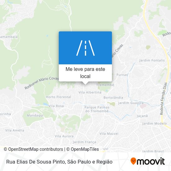 Rua Elias De Sousa Pinto mapa