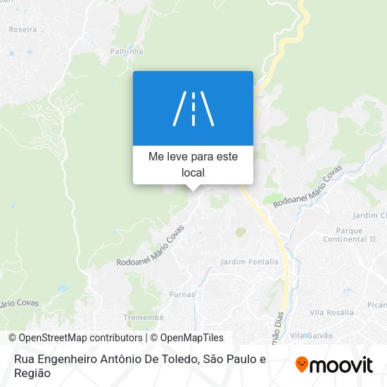 Rua Engenheiro Antônio De Toledo mapa