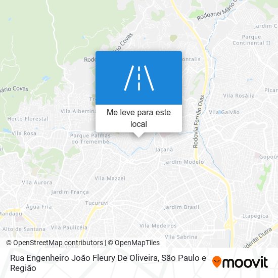 Rua Engenheiro João Fleury De Oliveira mapa