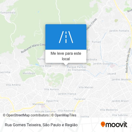 Rua Gomes Teixeira mapa