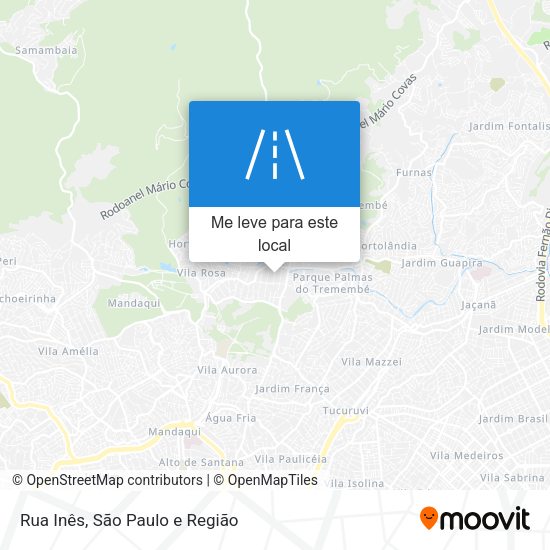 Rua Inês mapa