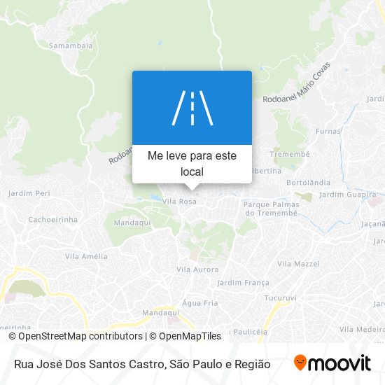 Rua José Dos Santos Castro mapa