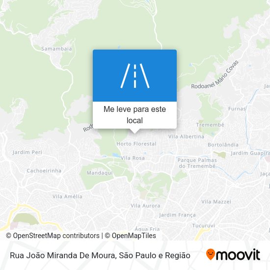 Rua João Miranda De Moura mapa