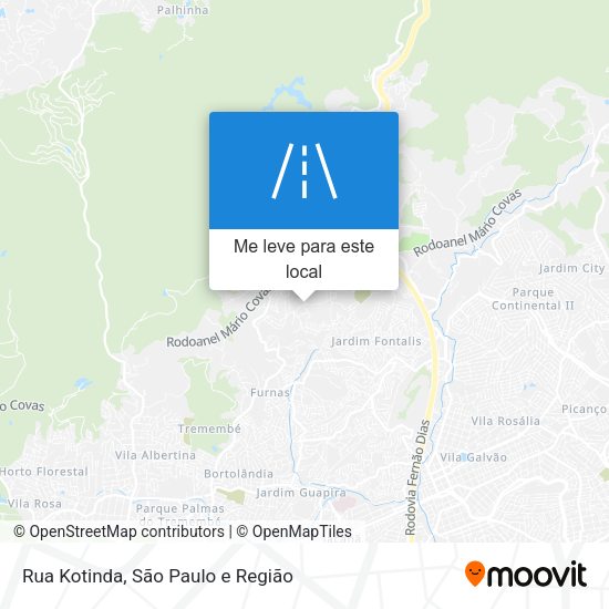 Rua Kotinda mapa