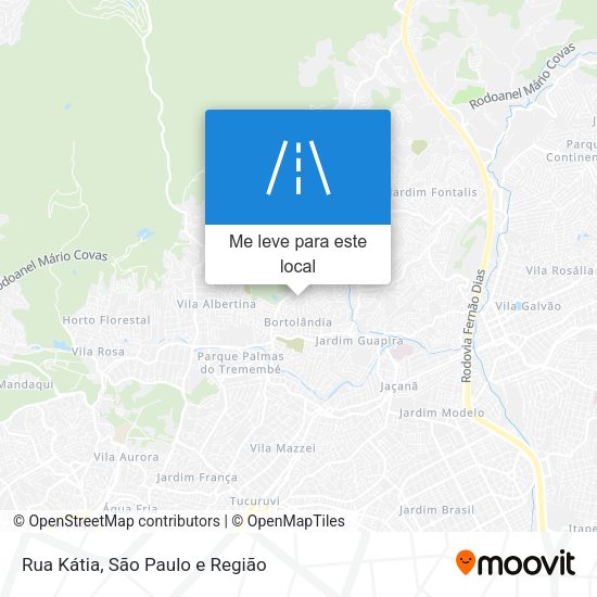 Rua Kátia mapa