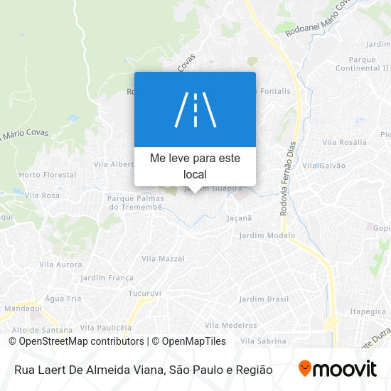 Rua Laert De Almeida Viana mapa