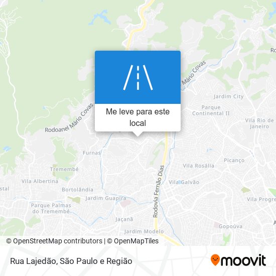 Rua Lajedão mapa