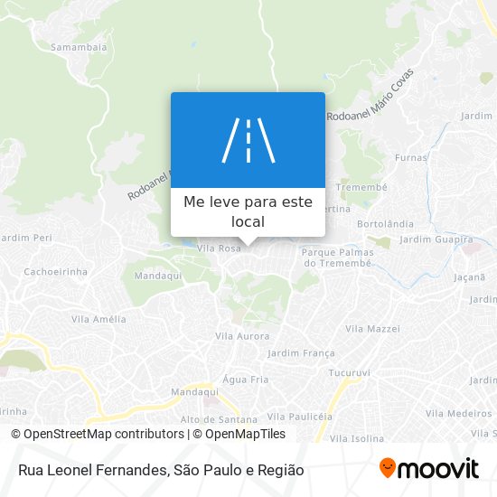 Rua Leonel Fernandes mapa