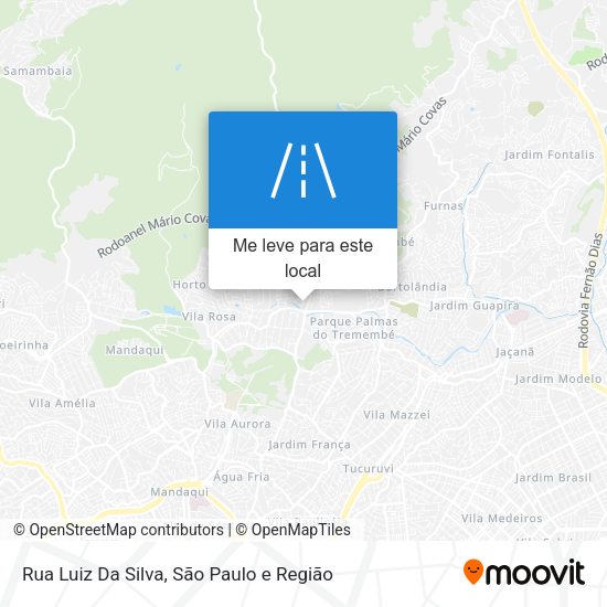 Rua Luiz Da Silva mapa