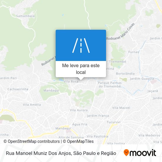 Rua Manoel Muniz Dos Anjos mapa