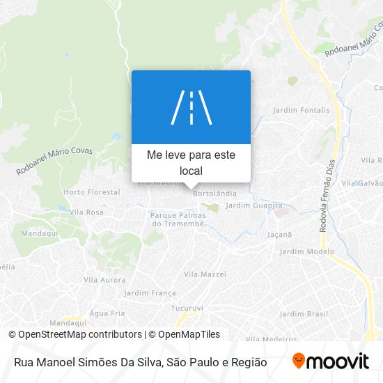 Rua Manoel Simões Da Silva mapa