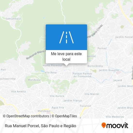 Rua Manuel Porcel mapa