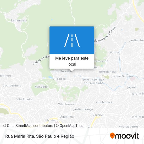 Rua Maria Rita mapa