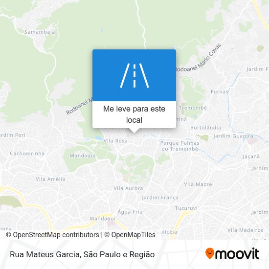 Rua Mateus Garcia mapa