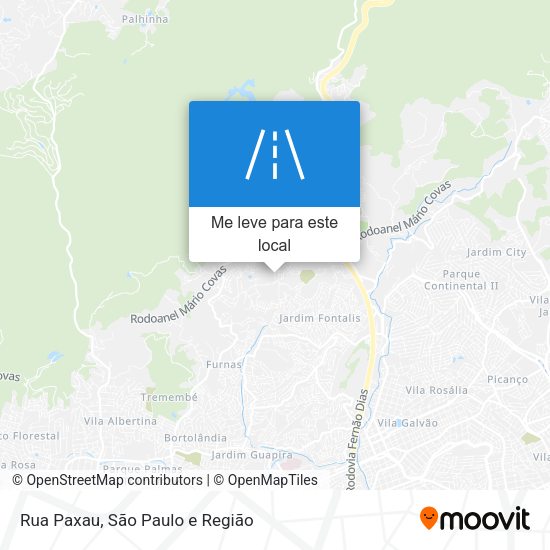 Rua Paxau mapa
