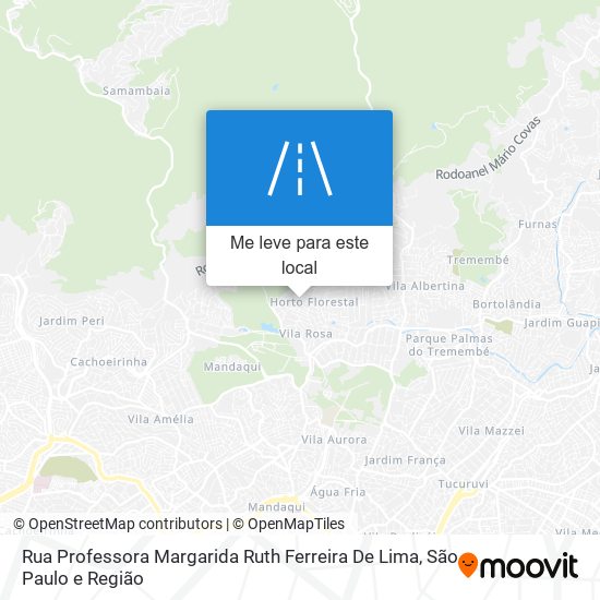 Rua Professora Margarida Ruth Ferreira De Lima mapa