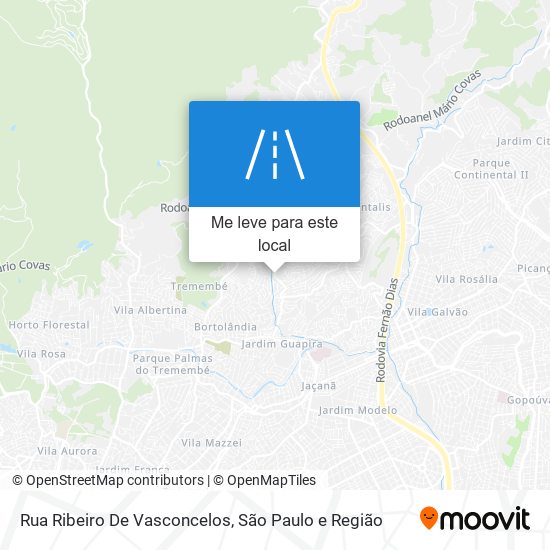 Rua Ribeiro De Vasconcelos mapa