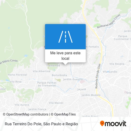 Rua Terreiro Do Pole mapa