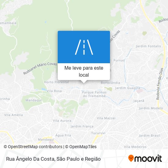 Rua Ângelo Da Costa mapa