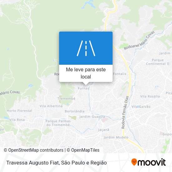 Travessa Augusto Fiat mapa