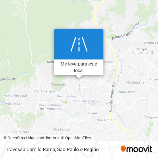 Travessa Camilo Rama mapa