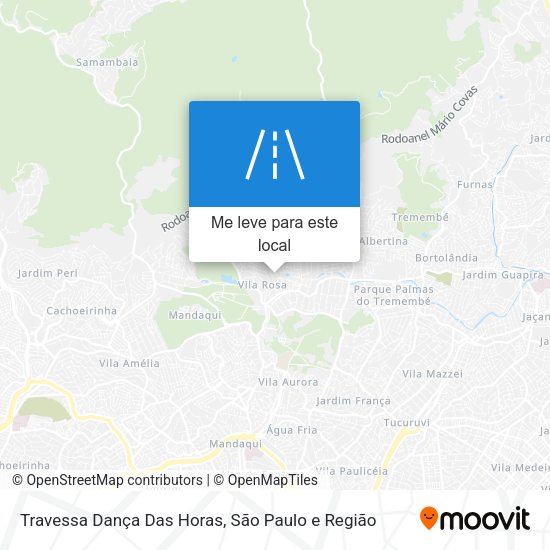Travessa Dança Das Horas mapa