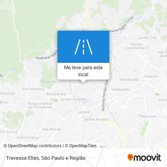 Travessa Elias mapa