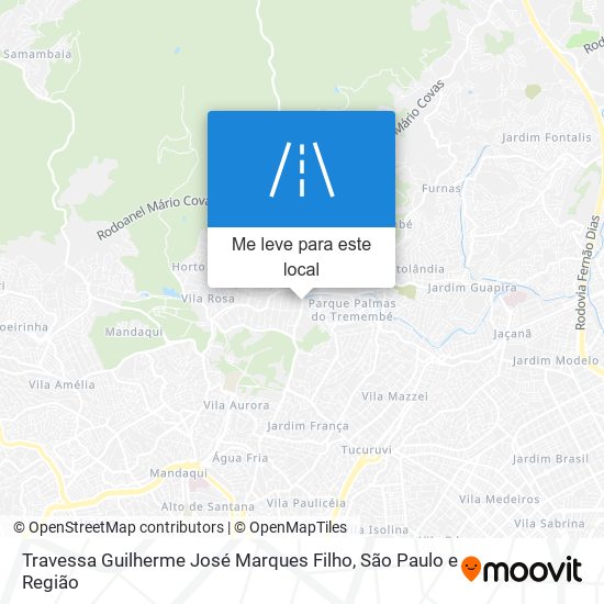 Travessa Guilherme José Marques Filho mapa