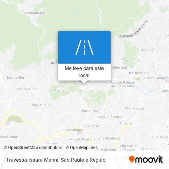 Travessa Isaura Manni mapa