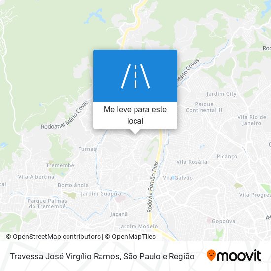 Travessa José Virgílio Ramos mapa