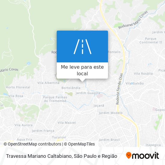 Travessa Mariano Caltabiano mapa