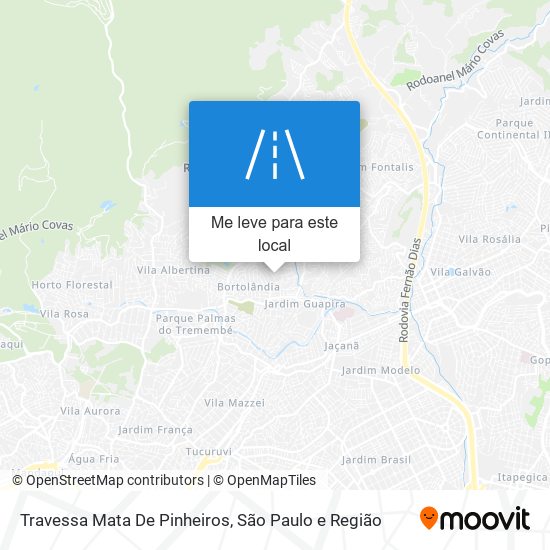 Travessa Mata De Pinheiros mapa