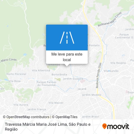 Travessa Márcia Maria José Lima mapa