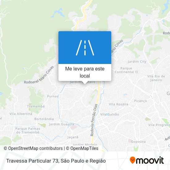 Travessa Particular 73 mapa