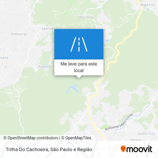 Trilha Do Cachoeira mapa