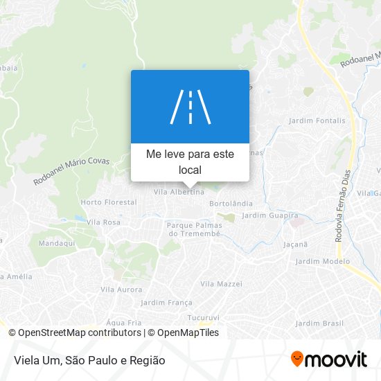 Viela Um mapa