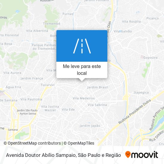 Avenida Doutor Abílio Sampaio mapa