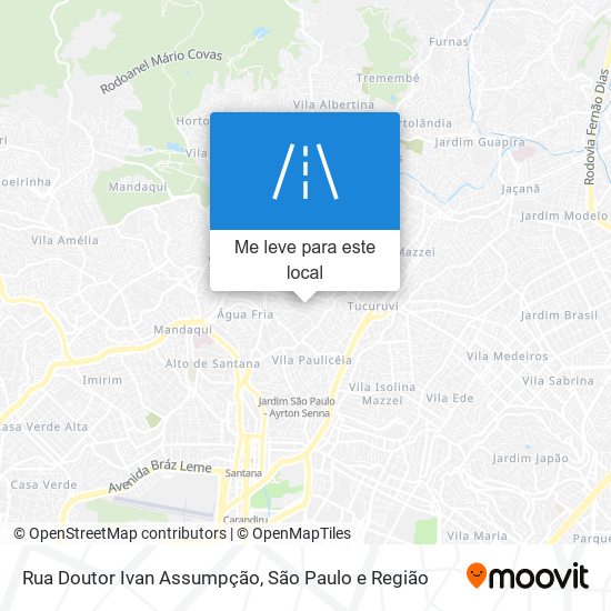 Rua Doutor Ivan Assumpção mapa