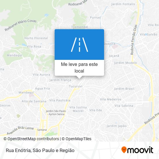 Rua Enótria mapa