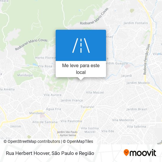 Rua Herbert Hoover mapa