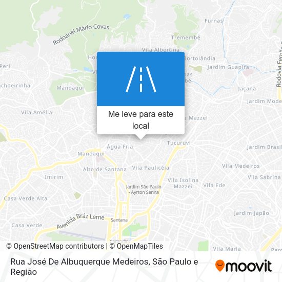 Rua José De Albuquerque Medeiros mapa