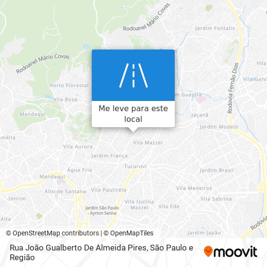 Rua João Gualberto De Almeida Pires mapa