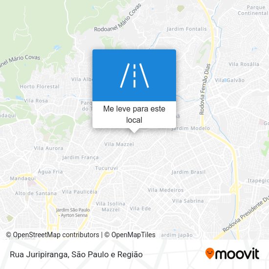 Rua Juripiranga mapa