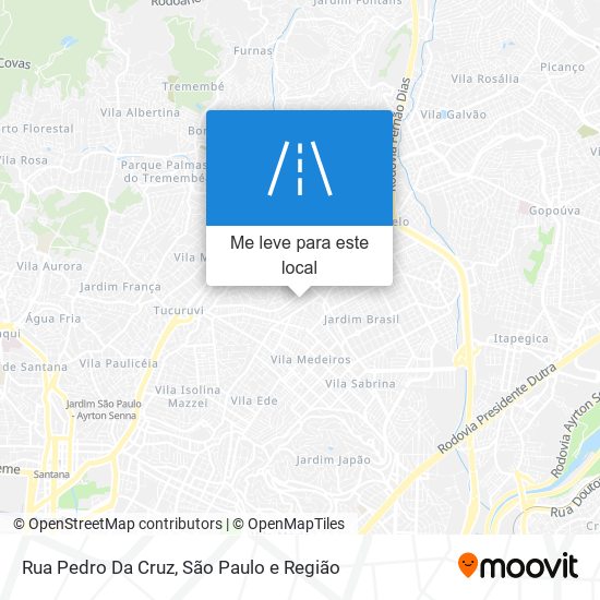 Rua Pedro Da Cruz mapa