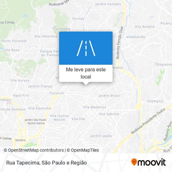 Rua Tapecima mapa